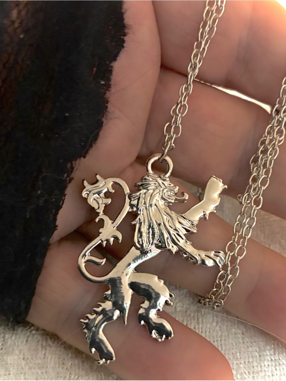 LION RAMPANT NECKLACE